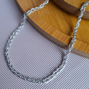 Colar Cartier 40cm Banho Diamante - PRATA