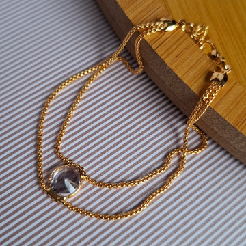 Pulseira Ponto de Luz Folheada a Ouro 18K - OURO