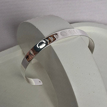 Pulseira Bracelete Fases da Lua Folheado a Prata – PRATA