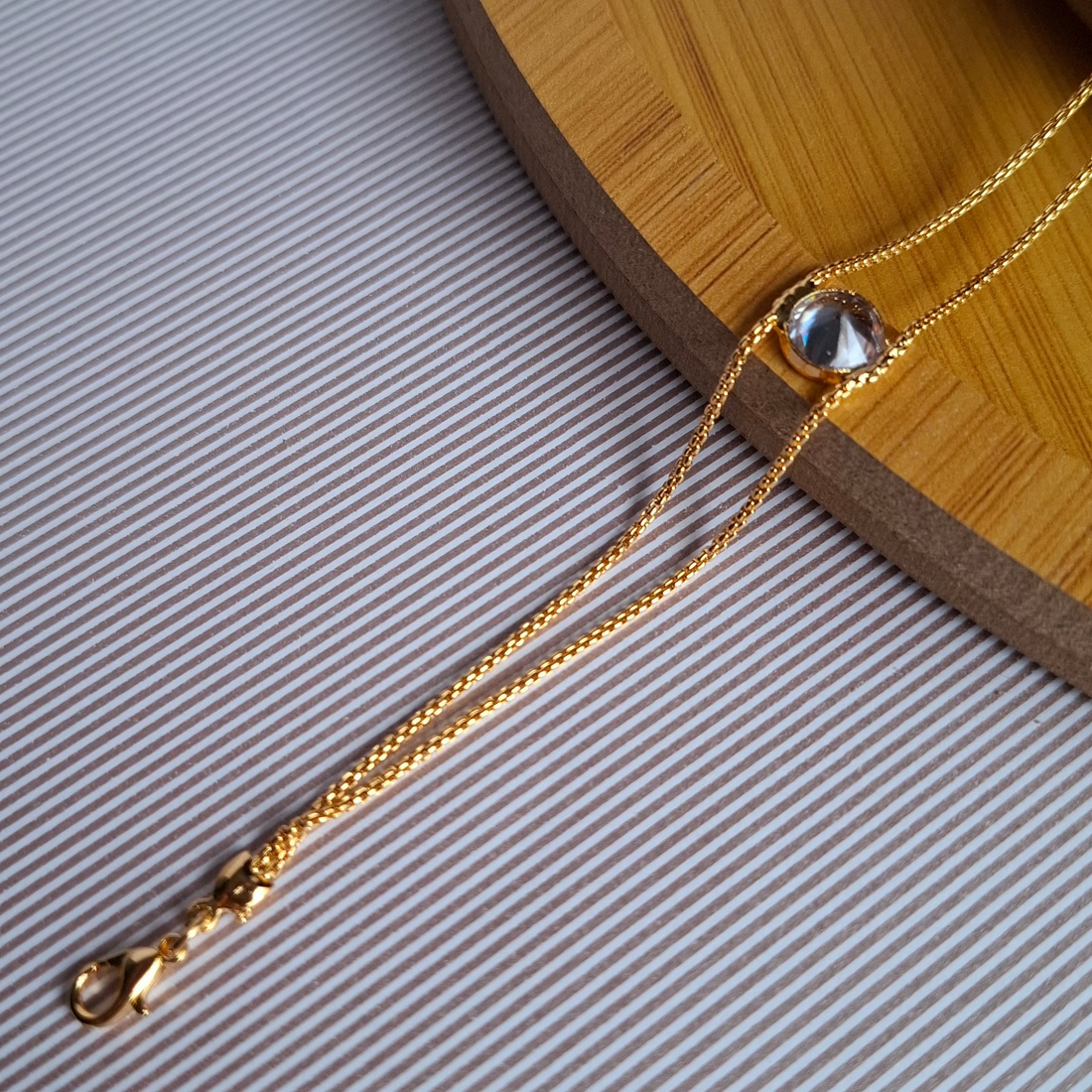 Pulseira Ponto de Luz Folheada a Ouro 18K - OURO