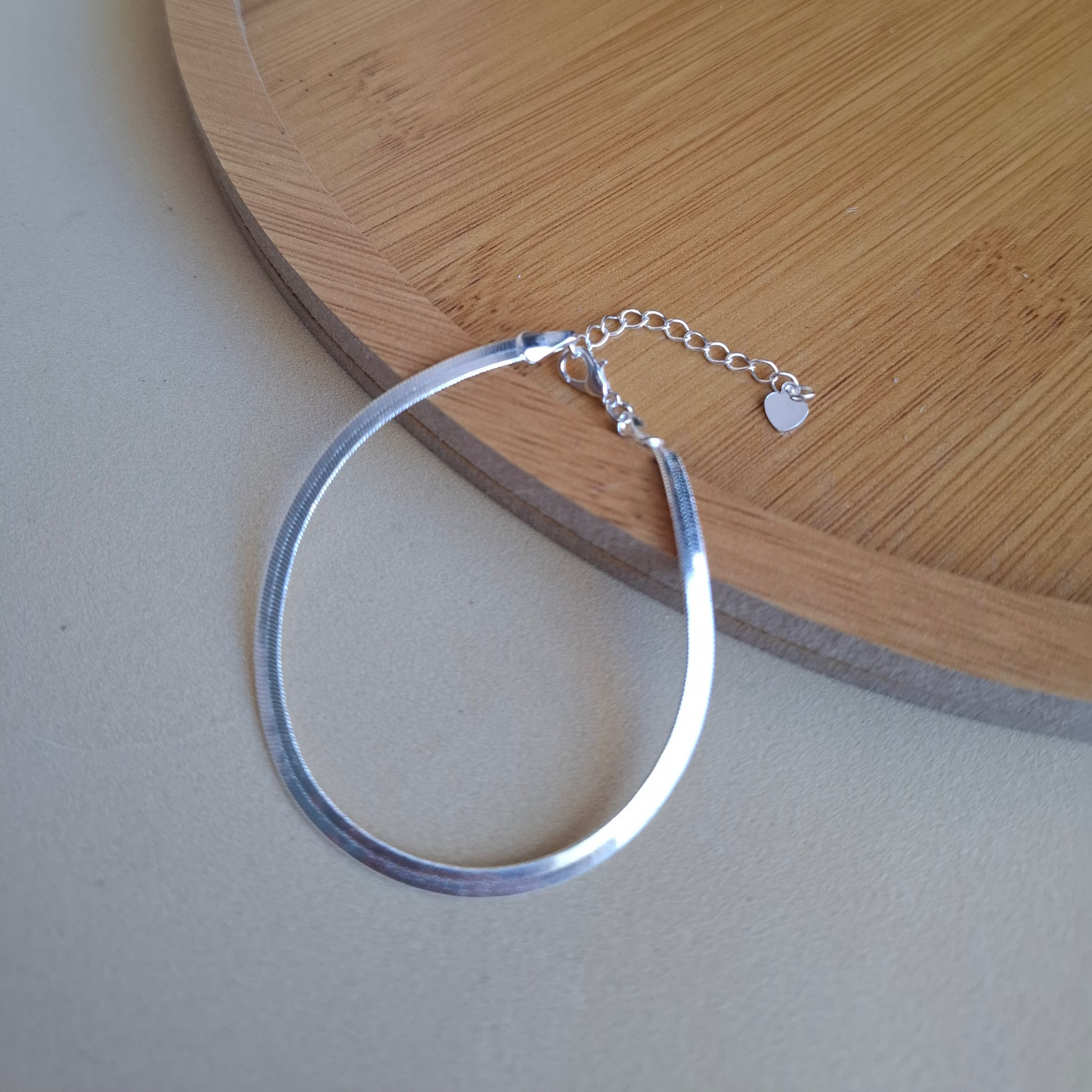 Pulseira Fita Veneziana Folheado a Prata - PRATA