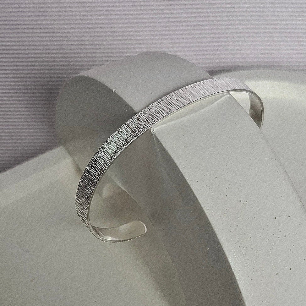 Pulseira Bracelete Fosca Folheado a Prata – PRATA