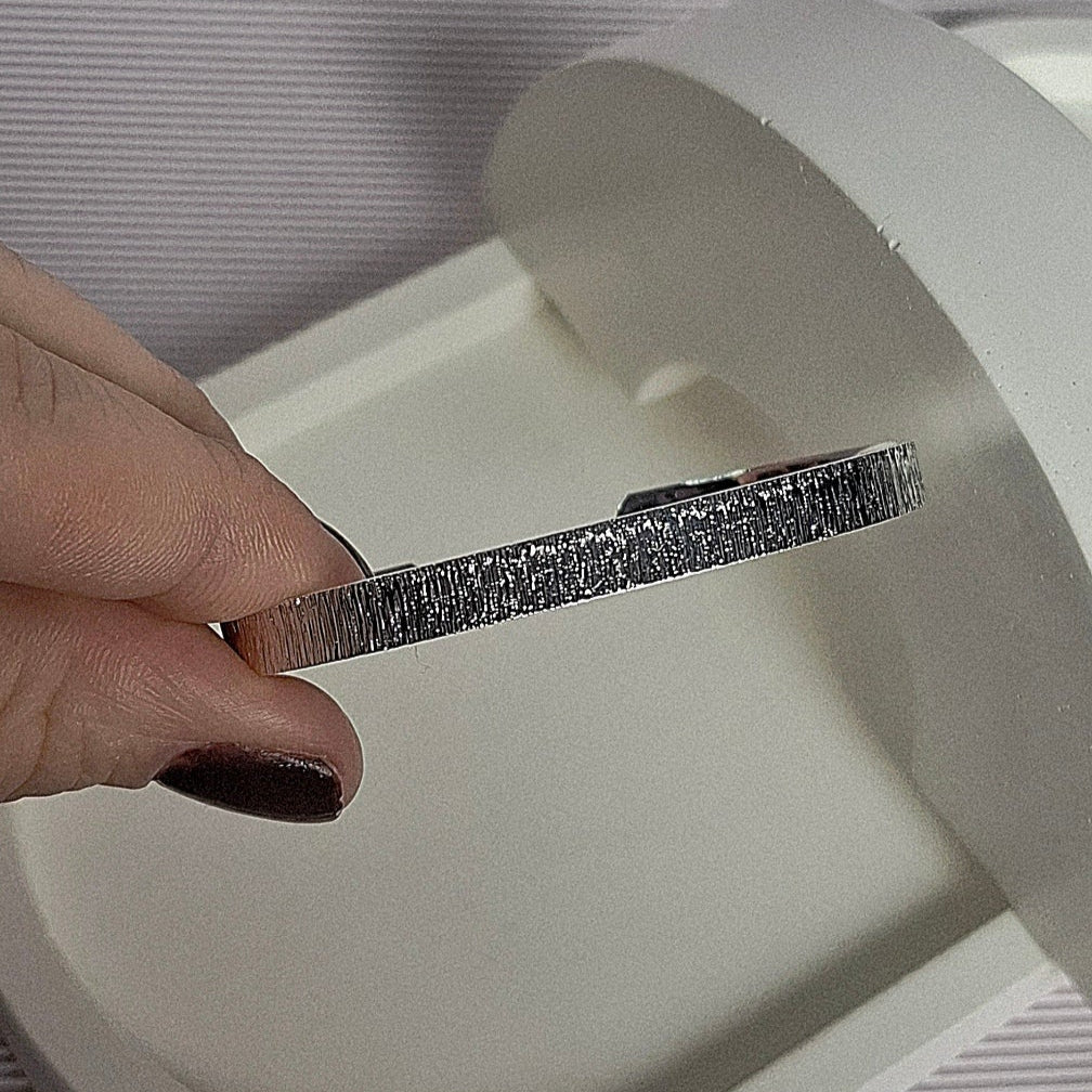 Pulseira Bracelete Fosca Folheado a Prata – PRATA