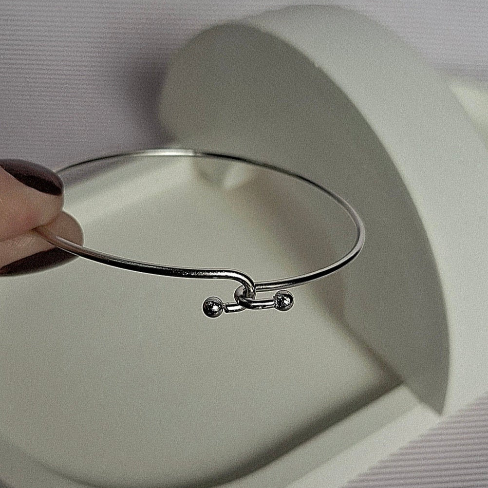 Pulseira Bracelete Inox Trava