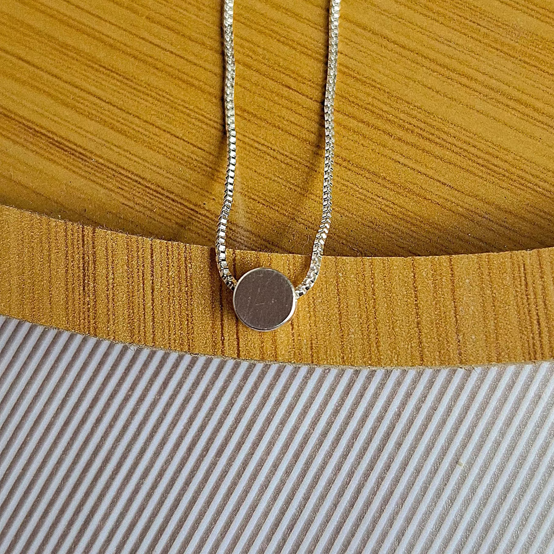 Colar Veneziana Círculo 45cm + 5cm Extensor Folheado a Ouro 18K - OURO