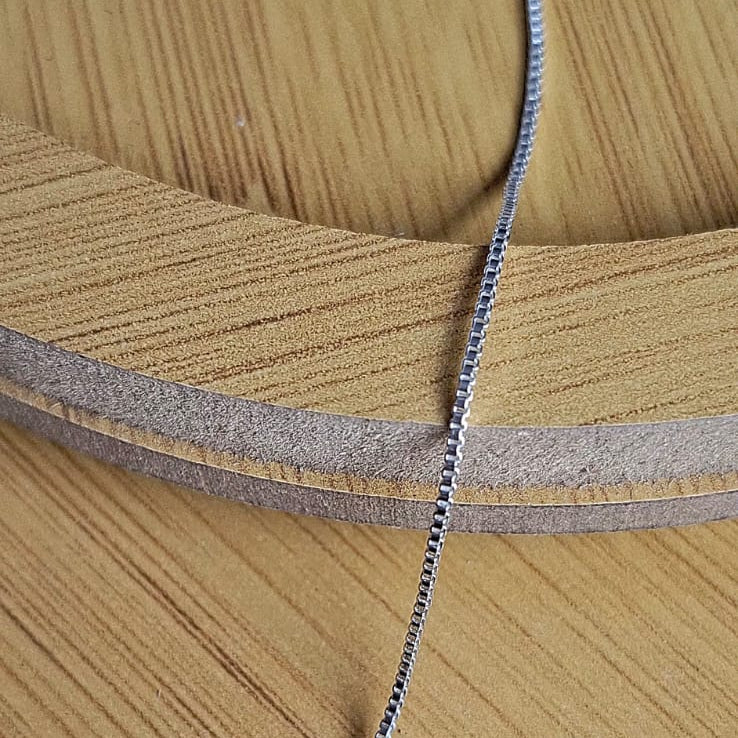 Colar Veneziana 45MM+ 5CM extensor Folheado a Prata - PRATA