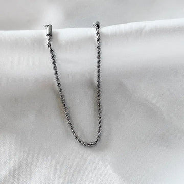 Pulseira Cordão Baiano 2MM - AÇO INOX